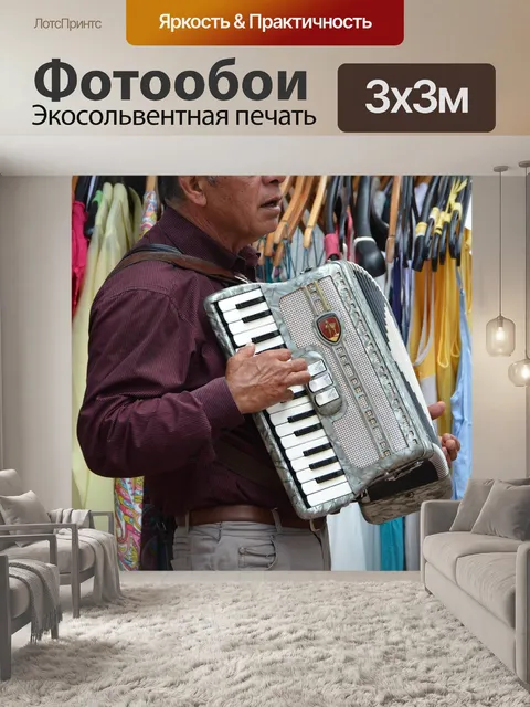 Фотообои Уличный музыкант