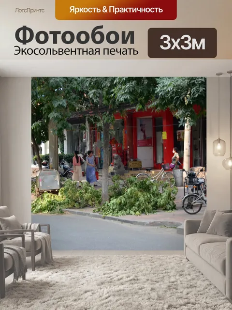 Фотообои Обрезки веток