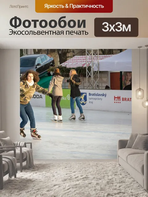 Фотообои Катание на коньках