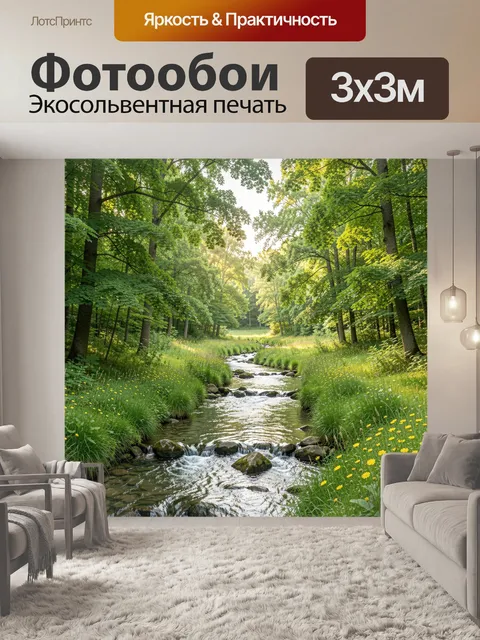 300 × 300 см · Экосольвентная печать