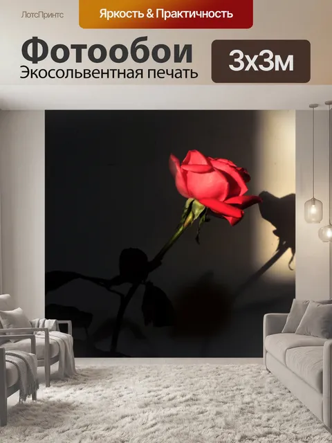 Фотообои Роза в позе 12