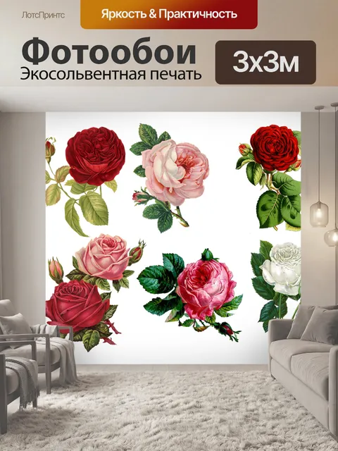 Фотообои Розы