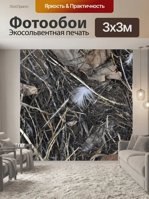 Фотообои Перья и палочки