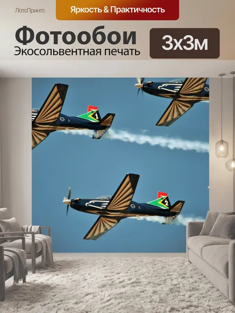 Фотообои Закройте Silver Falcon Jet Team
