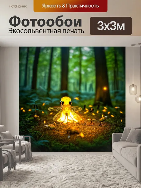 Фотообои сказка волшебство о светлячках