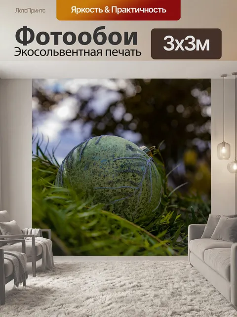 Фотообои Безделушка и гирлянда на открытом воздух