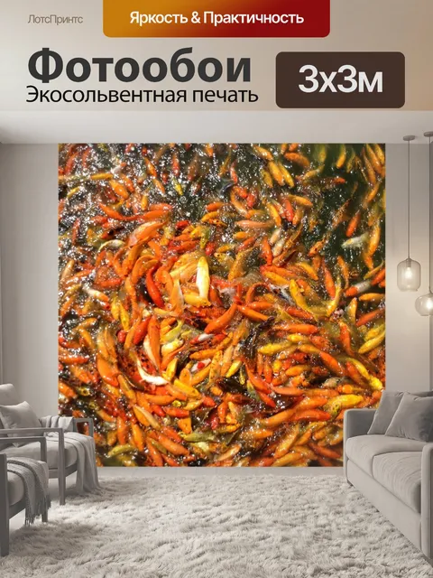 Фотообои Koi рыбы