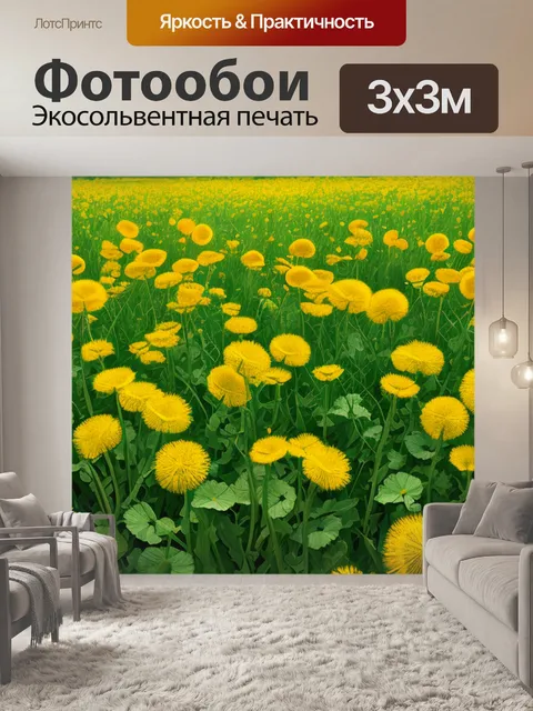 Фотообои с одуванчиками купить