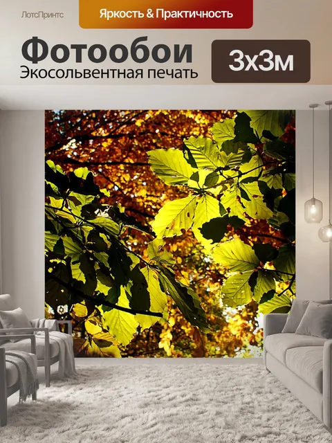 Фотообои Листья