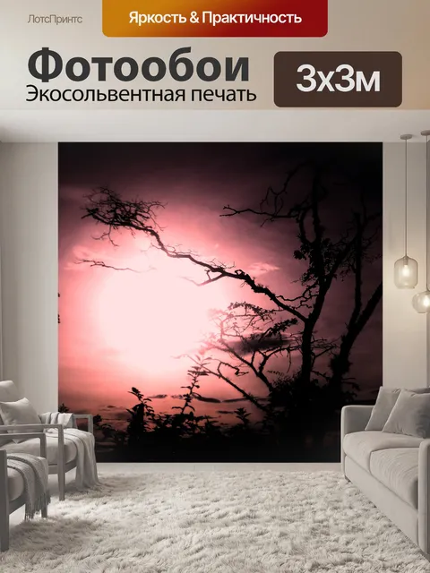 Фотообои Чорро Эль Индио красный и красивый закат