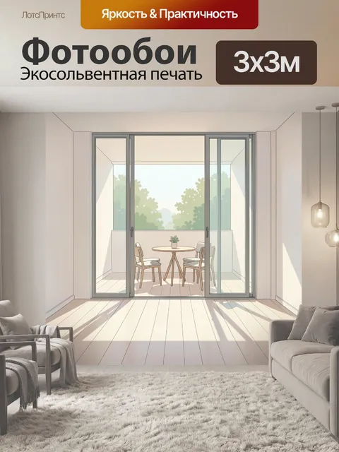 300 × 300 см · Экосольвентная печать