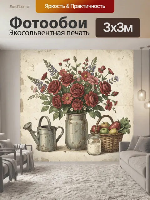 300 × 300 см · Экосольвентная печать