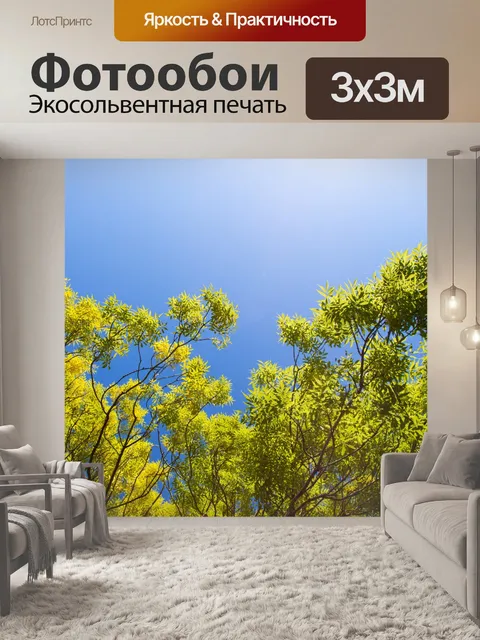 Фотообои Зеленые листья