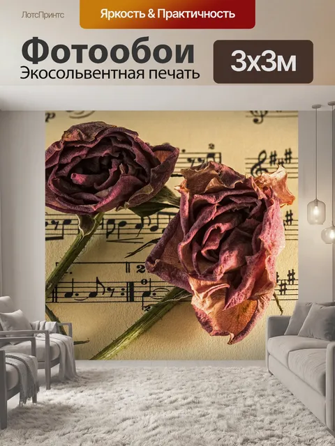 Фотообои Ноты