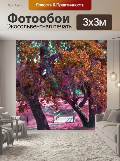 Фотообои Фантастический лесной мост