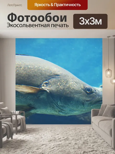 Фотообои рыбы в аквариуме