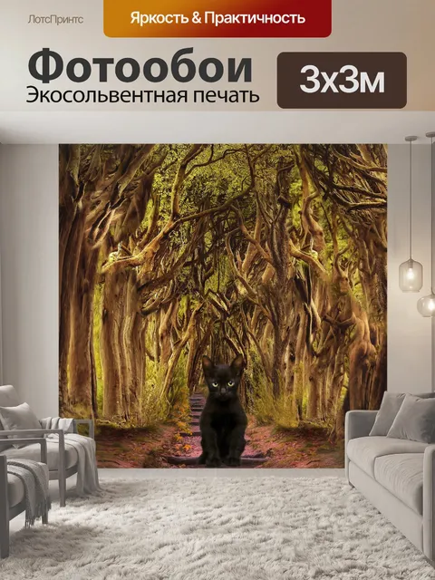 Фотообои Кошка