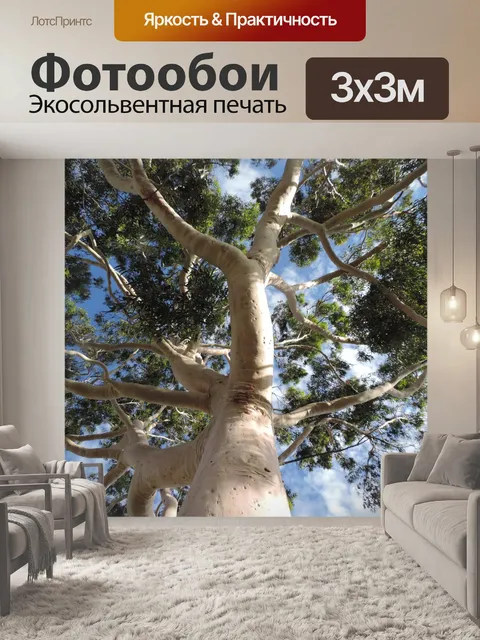 Фотообои Я люблю деревья