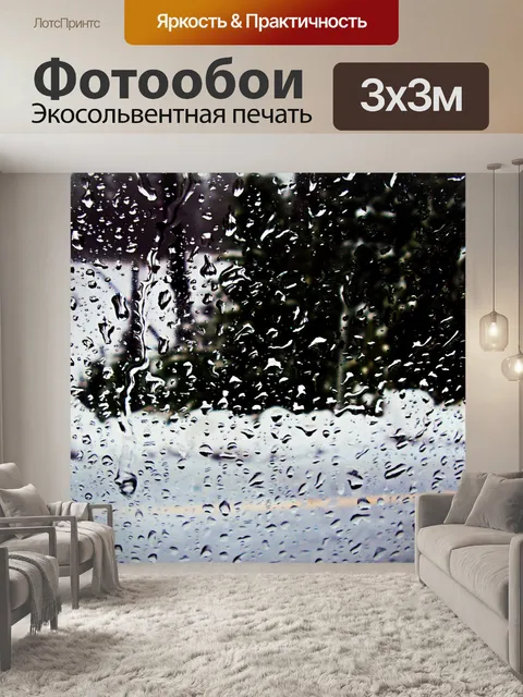 Фотообои Дождь