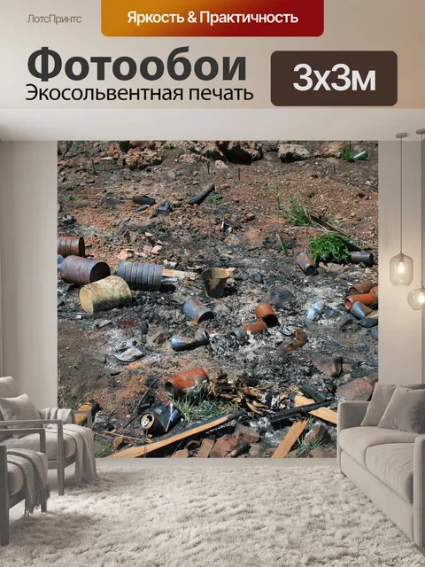 Фотообои Обломки и пепел