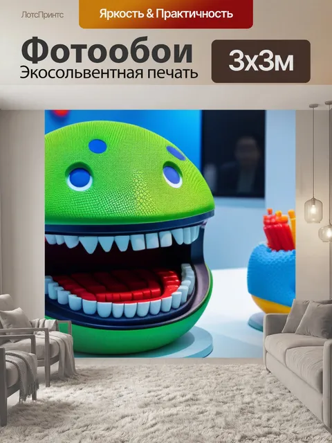 Фотообои стоматологическая выставка для детей