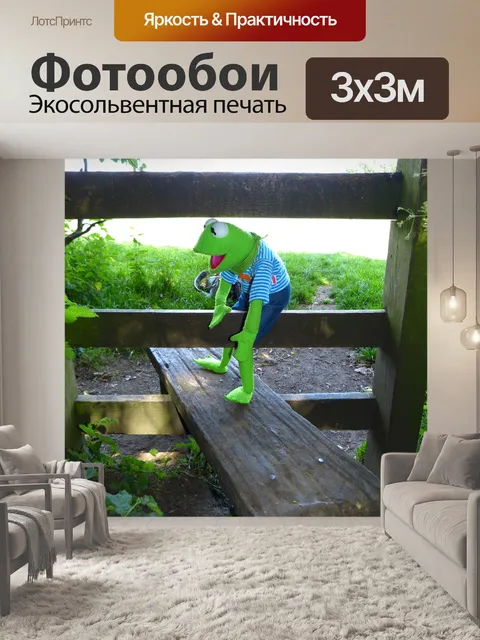 Фотообои Кермит