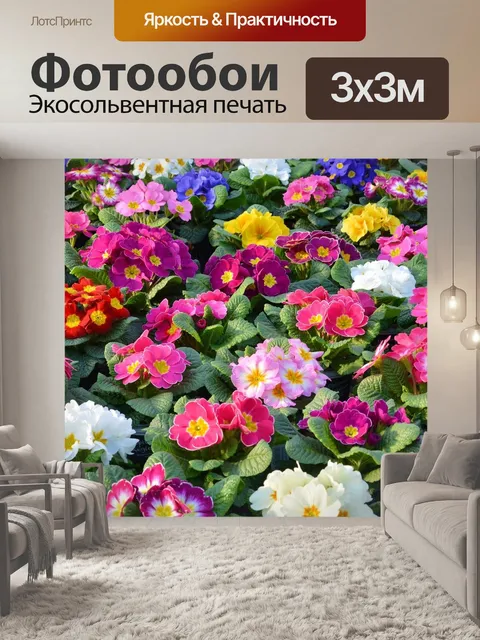 Фотообои Первоцветы