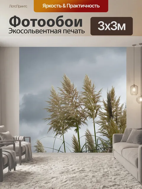 Фотообои Пампасная трава