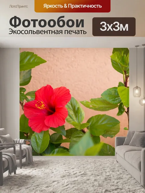 Фотообои Красный