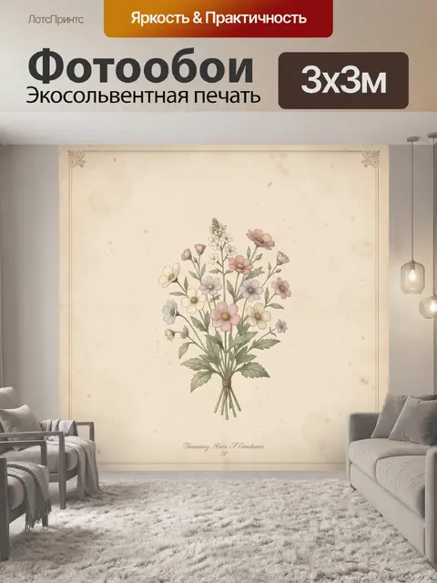300 × 300 см · Экосольвентная печать