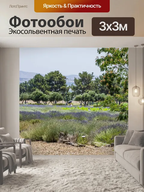 Фотообои Лавандовые поля