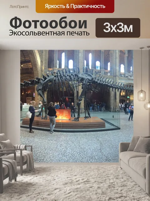 Фотообои Музей естественной истории Динозавр