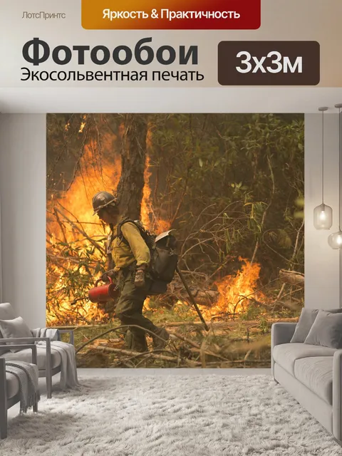 Фотообои Пожарный