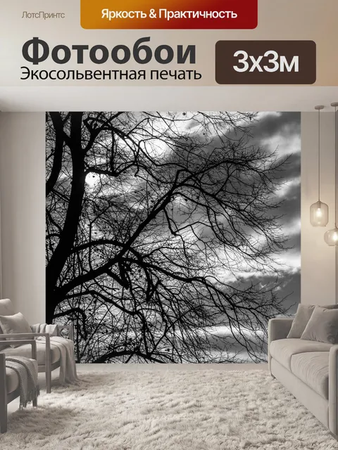 Фотообои Дерево Силуэт
