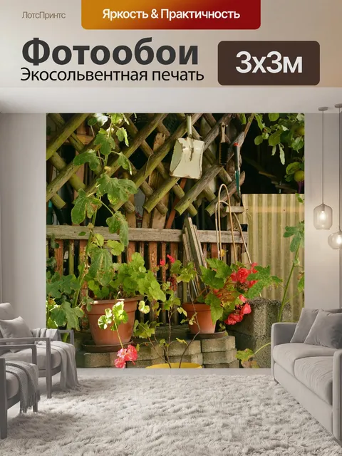 Фотообои Приусадебный участок