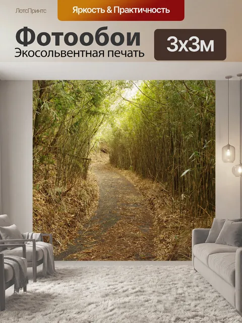 Фотообои Бамбуковый лес