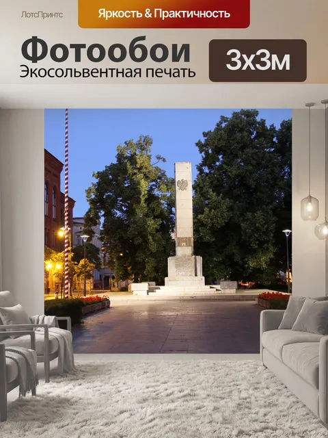 Фотообои Быдгощ ночью