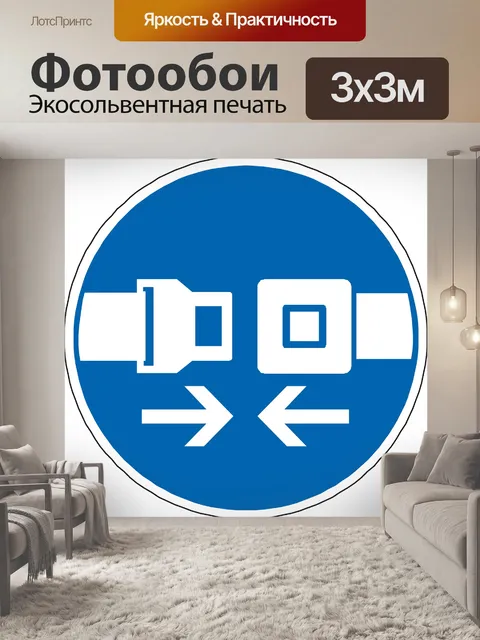 Фотообои Пристегните ремень