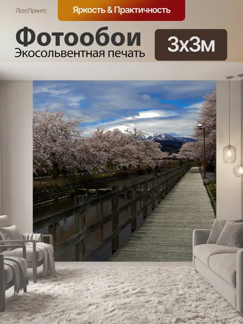 Фотообои Цветение вишни