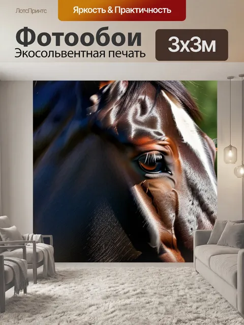 Фотообои с лошадью