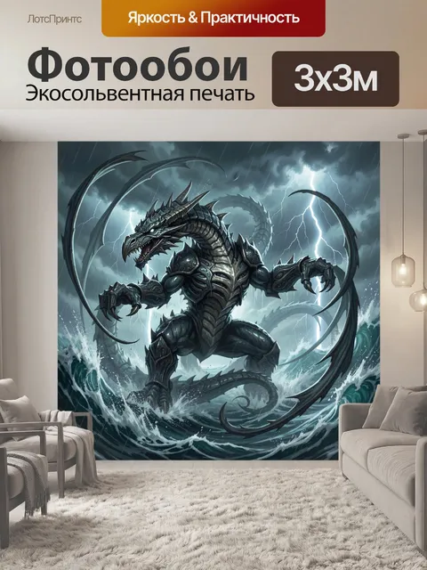 300 × 300 см · Экосольвентная печать