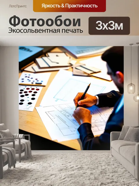 Фотообои изобразите архитектурного дизайнера