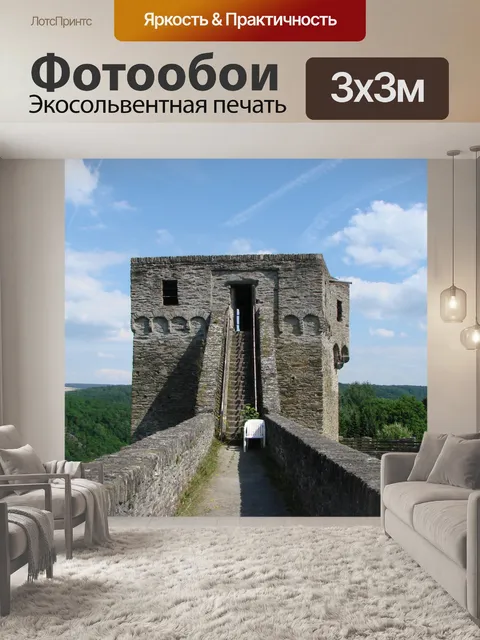 Фотообои Средневековый замок Хохенштайн