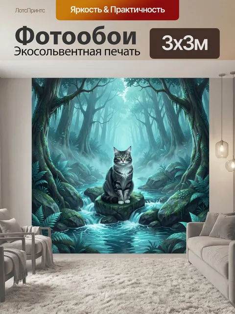 300 × 300 см · Экосольвентная печать