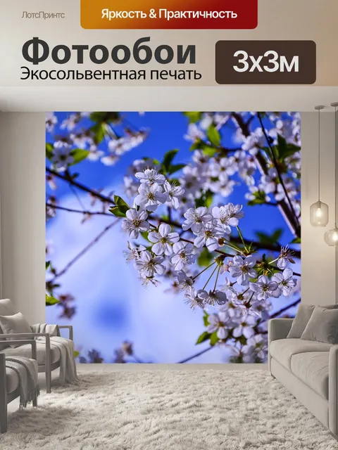 Фотообои Вишня в цвету