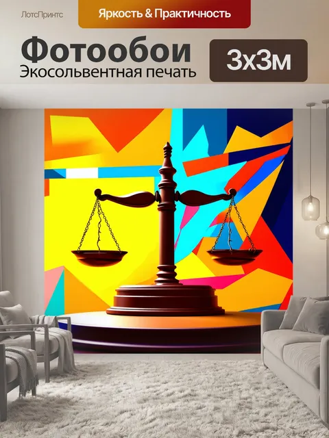 Фотообои создайте абстрактное изображение права