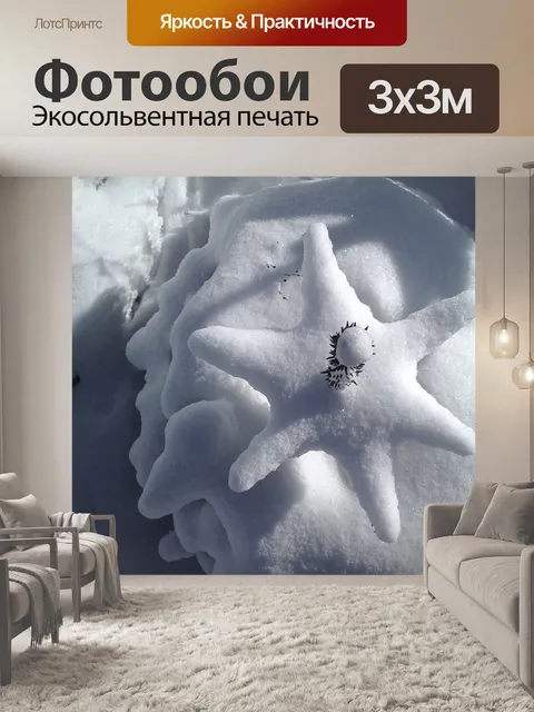 Фотообои Снег