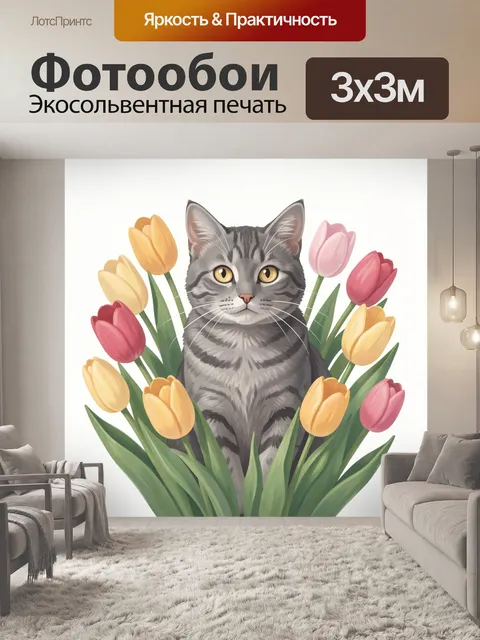 300 × 300 см · Экосольвентная печать