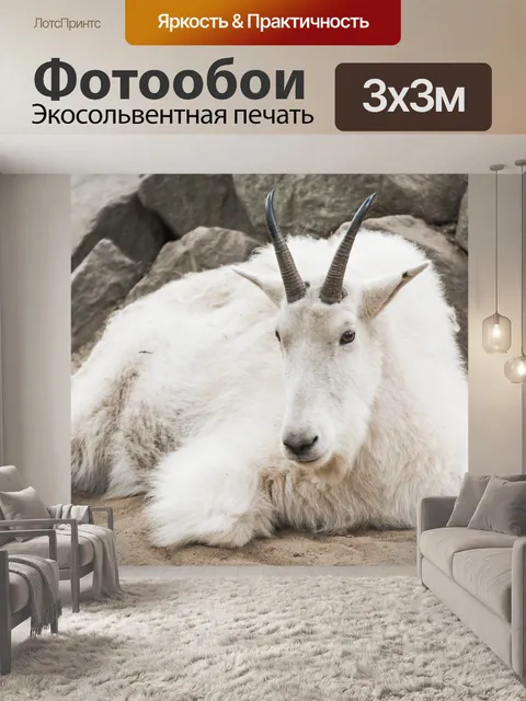 Фотообои Снежный козел