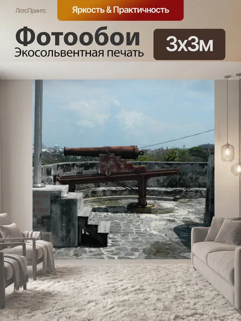 Фотообои Малый вращающийся пушка